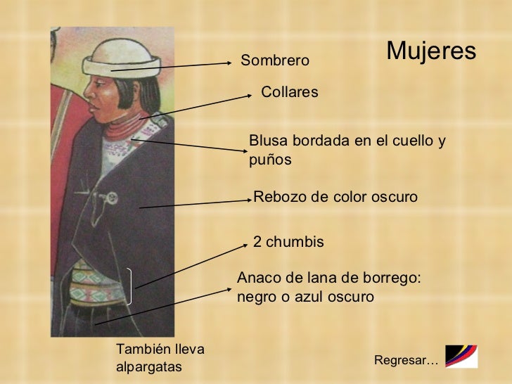Vestimenta Mujeres Hombres; 10. Mujeres También lleva alpargatas
